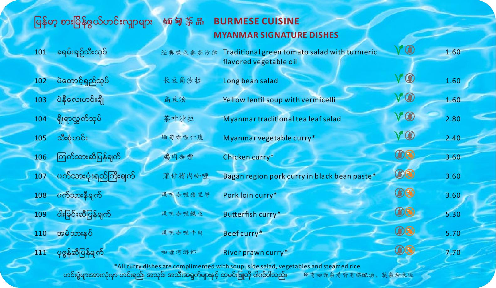 Pool Menu | ruparmandalar.com
